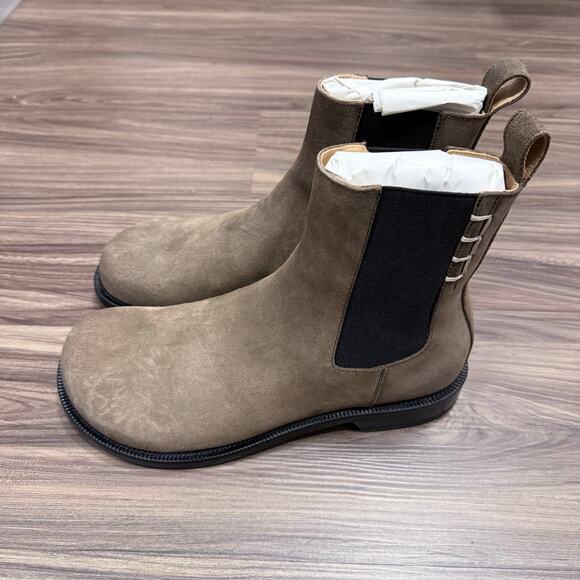 $1000+ JW Anderson Chocolate Brown Suede Chelsea Loafer Boots EU 43 main image 11